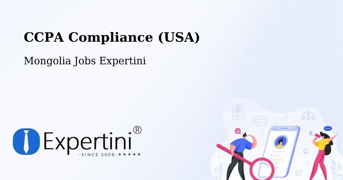 CCPA Privacy Rights & Compliance Notice – Darhan - Mongolia Jobs Expertini