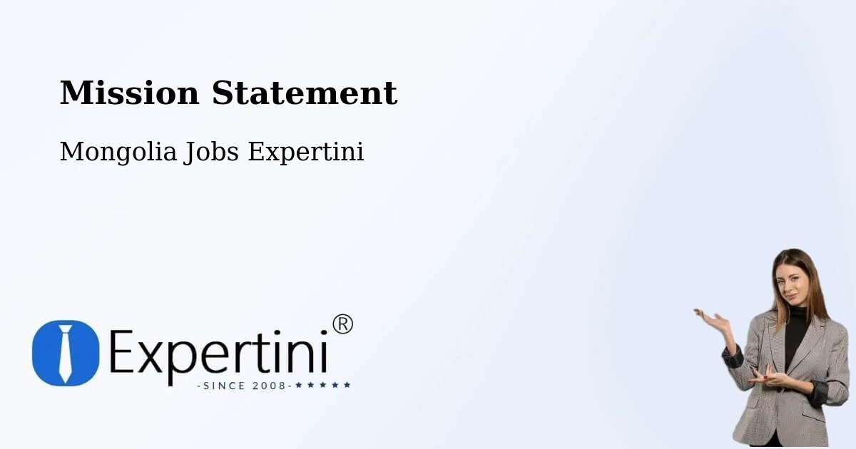Corporate Mission – Darhan - Mongolia Jobs Expertini